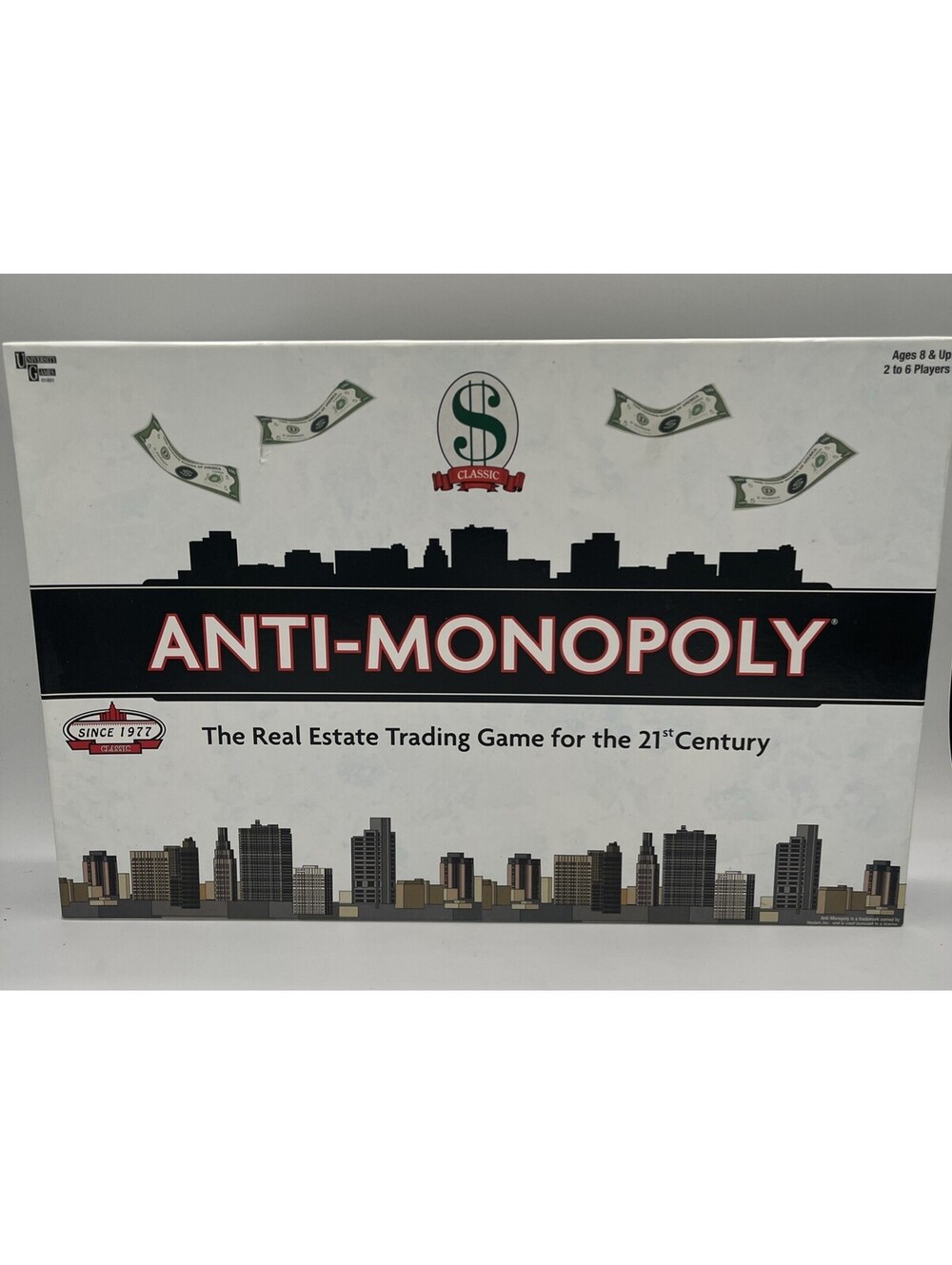 Anti-Monopoly Board Game - Complete - New In Box - Sealed Game Pieces Never Used